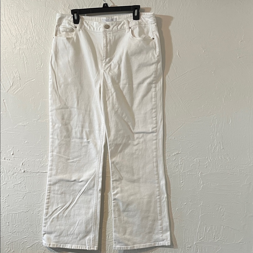The White Company White Straight-Leg Jeans